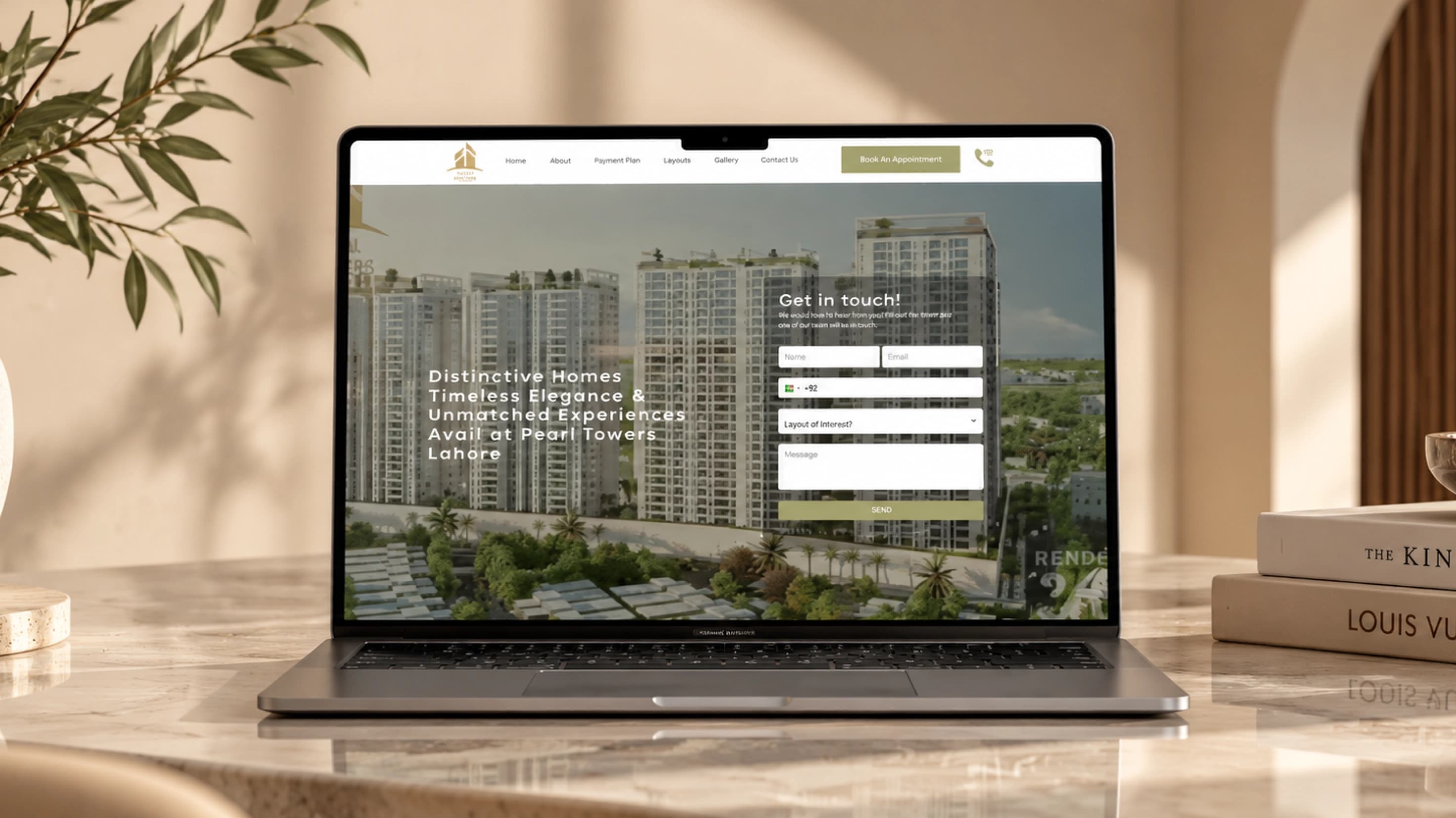 Real estate listings dashboard